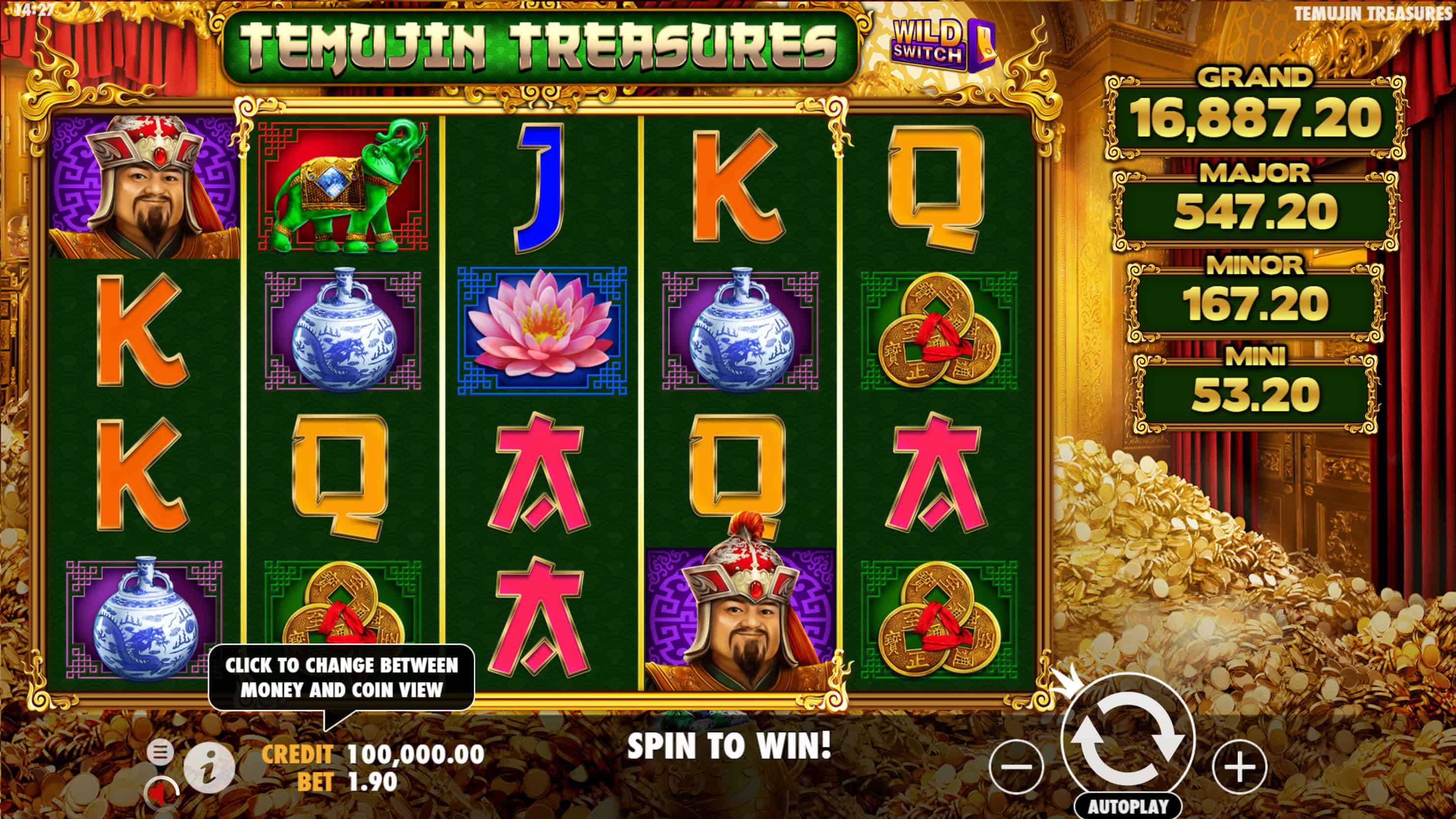 temujin slot