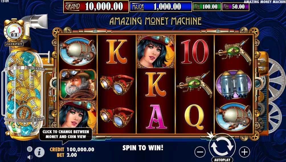 The Amazing Money Machine Slot Game Free Play at Casino Mauritius