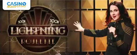 Lightning Roulette Live at Casino Mauritius